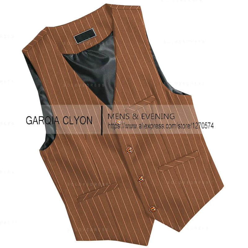 Mens Suit Vest 1920s Mens Vest Slim Fit Formal Business Gangster Waistcoat Striped Tops Cropped Tank Tops 2024 Vests