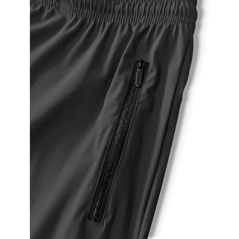 Men's Summer Ice Silk Cool Stretch Sports Cropped Pants Workwear Gym Shorts Street Mens Shorta Basketball Sports Running Short