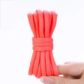 1 Pair Round Shoelaces Fof Basketball Sneakers Shoe Laces Black White Shoelace Universal for Children and Adults 100CM