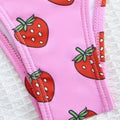 /a set Hello Kitty Strawberry Cute Cartoon Gir Bikini | SAMAG