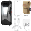 8849 Tank 4 Pro Unihertz 5G Rugged Projector Smartphone 1TB 36G Android 14 Sports Phone 11600mAh Dimensity8300 AMOLED 120HZ