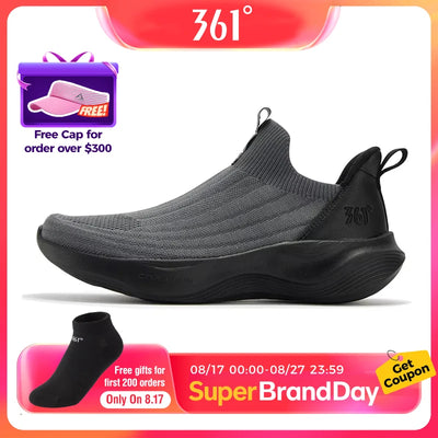361 Degrees Lightweight Slip - On Men Running Shoes | SAMAG