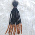 Dreadlocks Sister Locs Extensions Handmade Soft Crochet Brazilian Human Hair Braiding 10in Ombre Short Hair 10Strands/lot