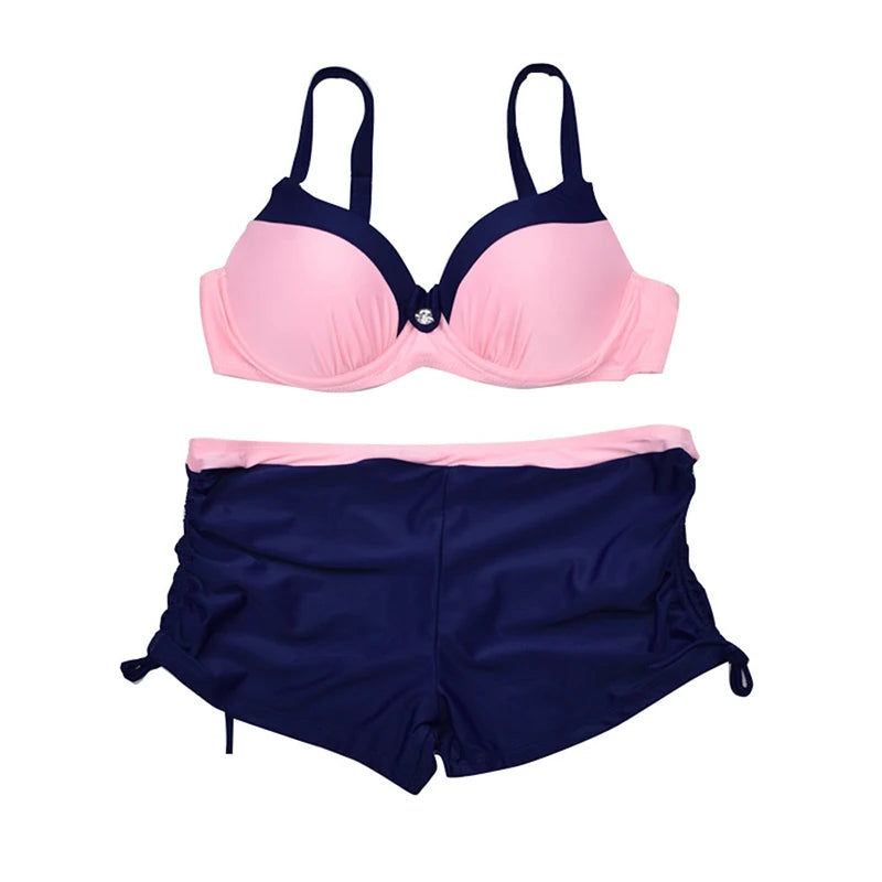 Swimsuit Red Push Up Bikini Set Women Swimwear Sexy | SAMAG