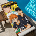 Anime Haikyuu!! Towel Towel Soft Pool Gift For Travel Gym Shower Cool Camping Quick Dry Sports  Large Beach Towel