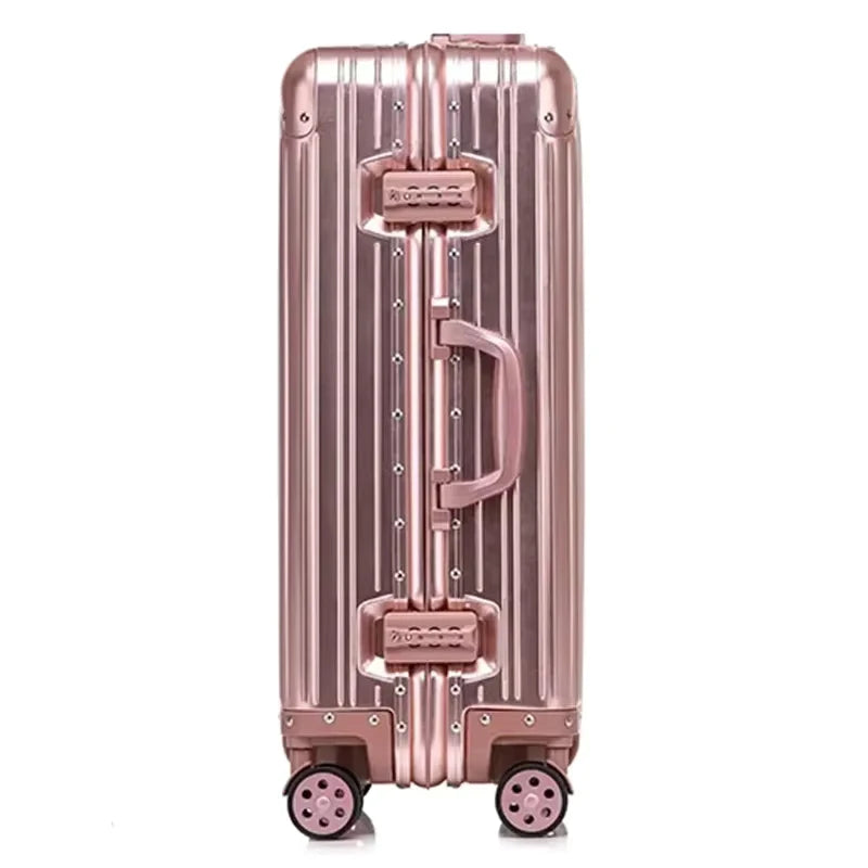 COLENARA Suitcase Full Aluminum Magnesium Alloy Boarding Box Large Capacity Trolley Case 20"24"26"29 Inch Travel Bag Luggage