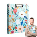 3 Ring Binder Portable 3Ring View Binder Non-Stick File Folders Letter Size Refillable Office Supplies with Divider School