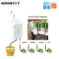 WIFI Intelligent Drip Irrigation Automatic Watering Pump System Kit Flower Plants Home Sprinkler Drip Garden Tool Work with Tuya