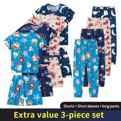 3-Piece Children's Fashion Printed Multicolor Home | SAMAG