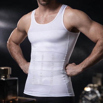 Men Compression Body Shaper Vest Seamless Slimming Tank | SAMAG