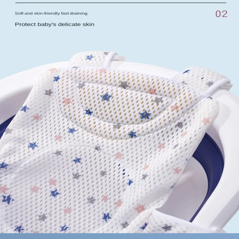 Cross - shaped Newborn Baby Bath Cushion Adjustable - View 3 | SAMAG