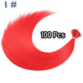48Pcs Women's Colorful Synthetic Hair Extensions Set 38 Colors Tinsel Wig 26 Colors Feather Extensions Tool Kit for Hairdressing