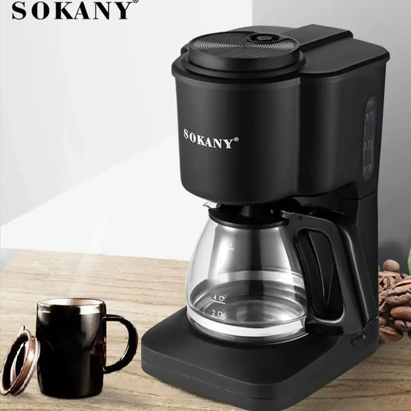 124Coffee Maker, 3-in-1 Single Serve Coffee Maker, Pod Coffee Maker for K-Pod Capsule Pods, Ground Coffee Maker, Leaf Tea Maker