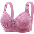 Underwire women's big sixe underwear erotic lingerie sexy bras push up bra  push-up bras Four-row Bra For Front Opening Bras