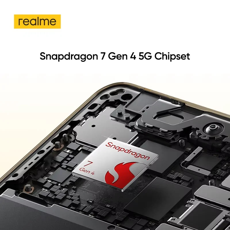 realme 16 Pro Plus Smartphone 6.8" 144Hz Curved AMOLED Display Snapdragon 7 Gen4 Chipset 200MP Camera 7000mAh Battery 80W Charge