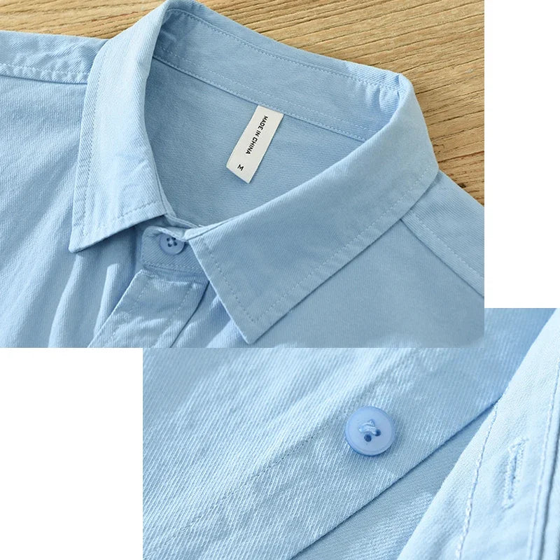 100% Cotton Solid Color Men's Summer Lightweight Short | SAMAG