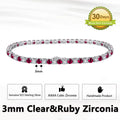 ORSA JEWELS Authentic 925 Sterling Silver Tennis Chain Bracelet Moulding Process Hanmade High-end Hand Chain for Man Woman SB128