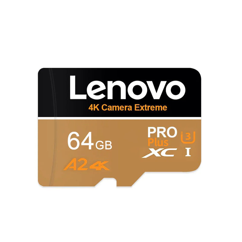 Lenovo Micro SD Card 512GB 256GB V30 U3 Flash Memory Card Class 10 High Speed Cartao De Memoria 128GB For Xiaomi Phone Laptop