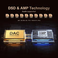 Hi-Fi MP3 Player with Bluetooth and WiFi, Oilsky Lossless DSD High-Resolution Digital Audio， up to 1TB