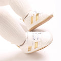 Baby Shoes For Men And Women Aged 0-1 In Spring And Autumn PU Leather Casual Sports Soft Soled Baby Walking Shoes