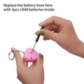 Heart Shape Personal Safety Alarm, 130dB Emergency Self Defense Keychain for Women, Personal Security Anti Attack Tool