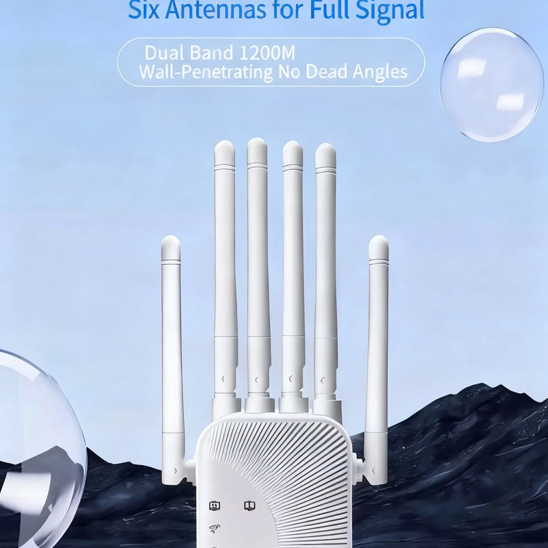 Dual Band Wifi AmplifierAC1200/AC300  2.4G/5G Repeater Network Expander Range Extender Wireless Router Signal Booster