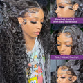 30 40 Inch Deep Wave Lace Front Wig 13x6 Hd Lace Frontal Wig 13x4 Curly Human Hair Wigs For Women Water Wave PrePlucked Lace Wig