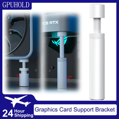 GPUHOLD White Graphics Card GPU Support Bracket Video Sag | SAMAG