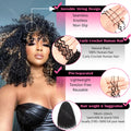 Feather Crochet Human Hair 4/27 Highlight Pixie Curl Bulk Hair Extensions Lightweight Small Spirals Curly Crochet Hair For Braid
