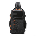Fishing Chest Bag With Rod Holder MOLLE Tactical | SAMAG