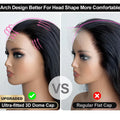 Widow's Peak M Hairline 13x6 HD Lace Front Wig 100% Human Hair Wig Silky Straight 13x4 HD Lace Frontal Wig Bleached Knots HD Wig