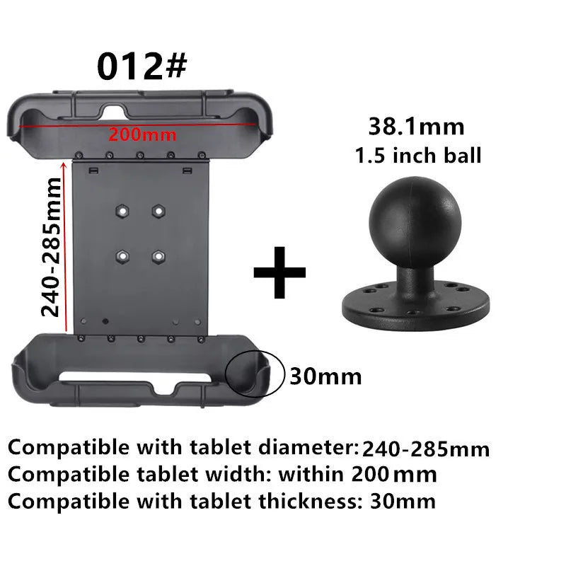 Panasonic FZ-G2 tablet for Tablet with external dimensions within 285x200mm and thickness within 31mm for Ram Mounts