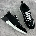 New shoes fashion, individuality, women's leisure, fashionable flat sports shoes, leather mesh, breathable running, rubber