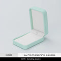 Oirlv Green Leather Jewelry Organizer Wedding Ring Box Pendant Bracelet Necklace Storage Case Gift Packaging Display Box