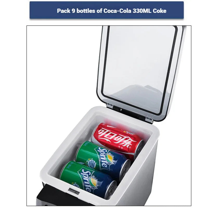 2026 6L 8L Small Car Refrigerator for Home And Camping Summer Cool/Frozen Drinks 12V Car/24V Truck Universal Portable Fridge