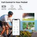 GIRIER Tuya WiFi 6 Smart Water Timer Solar Powered Programmable Sprinkler Controller IPX6 with Brass Inlet for Garden Irrigation