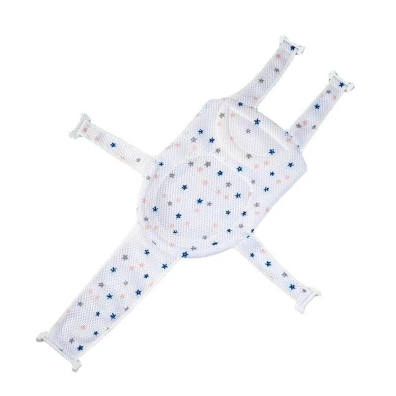 Portable Baby Bath Support Mesh Pad Newborns Bath Tub Seats Net Not Slip Baby Bath Mat Floating Bath Seats Cushions Gift