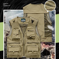 Men's Fishing Vest Breathable Multi Pocket Outdoor Mountaineering Cycling Camping Travel Photography Men's Sports Vest