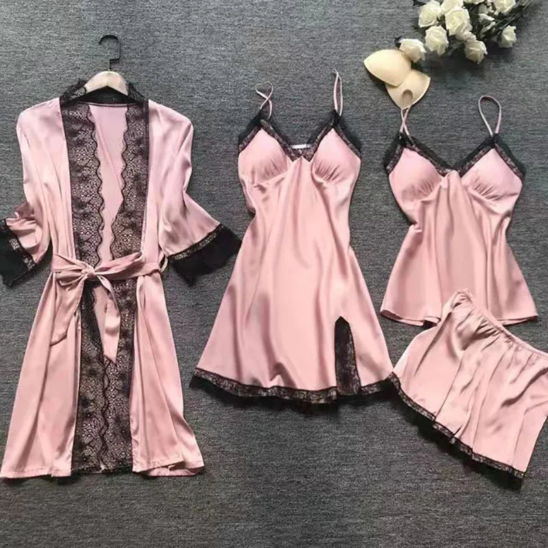 Women's Sleep Robe Gown Sets Sleepwear Pajamas Lounge | SAMAG