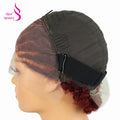 Braided Wigs for Black Women Human Hair Afro Puff Lace Frontal Hair Wigs Afro Kinky Curly Human Hair 13x4 Lace Front Pre Braided