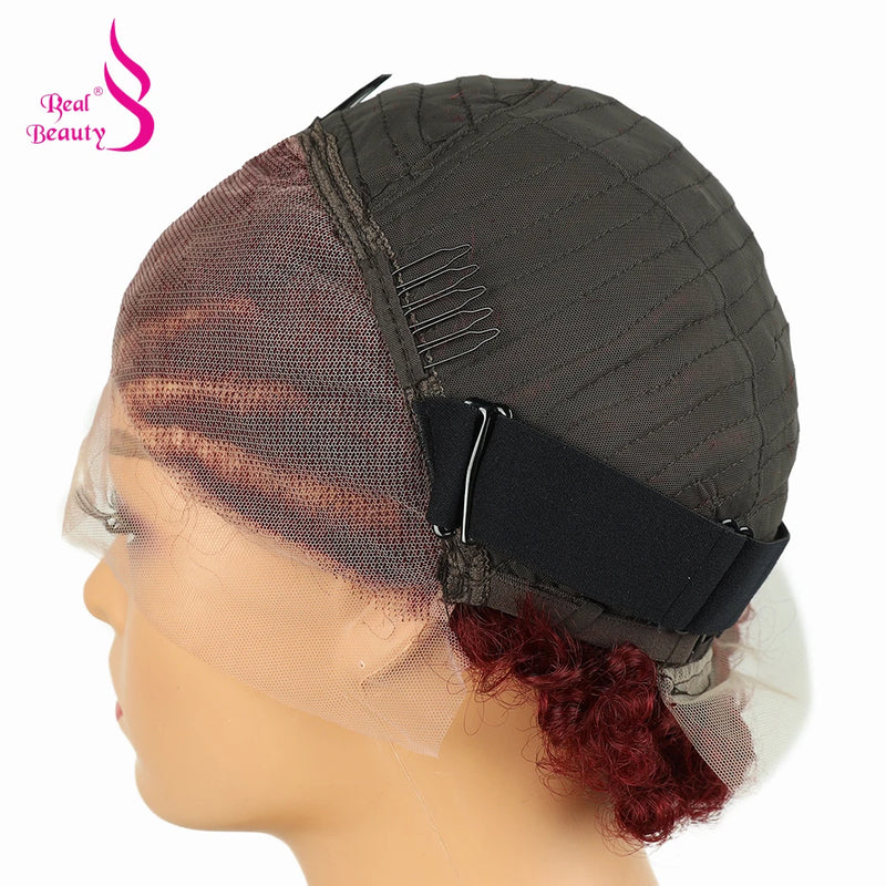 Braided Wigs for Black Women Human Hair Afro Puff Lace Frontal Hair Wigs Afro Kinky Curly Human Hair 13x4 Lace Front Pre Braided