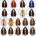 Latisha Lace Frontal Wigs Synthetic 24 Inch Loose Curl Pre Plucked Lace Frontal Wig For Women Highlight With Baby Hair 13X6 Wigs