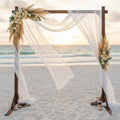 Forest Theme Wooden Wedding Arch Gazebo Backdrop Stand for Ceremony Garden Party Indoor Outdoor Event Decor