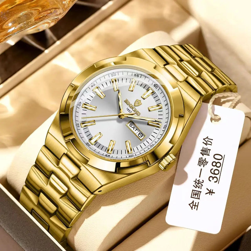 2026 New Luxury Men Business Watches Calendar Quartz Wristwatches For Mens Clock Reloj Hombre