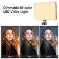 8/12 Inch LED Photography Video Panel Light Photo Studio Lighting Kit For Shoot Live Streaming Youbube With Tripod Stand