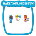Random 10-50Pcs Doctor Series Shoe Charms For Shoe Key Chain Sandals Beach Bags, DIY Shoe Decorations Accessories Shoes Pins