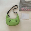 New Fashion Minimalist Shoulder Hobo Bag Large Capacity Casual Nylon Cowhorn Bag Niche for Women Underarm Crossbody Bag