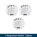 Zemismart 1 Gang Zigbee Relay Switch with Power Statistics Function Smart Inline Module Work with Tuya Smart Life App