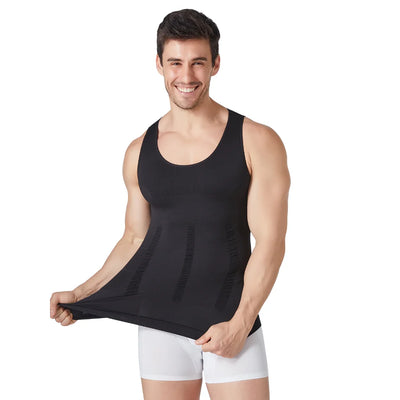 Men‘s Seamless Shapewear Vest Abdomen Control Compression | SAMAG