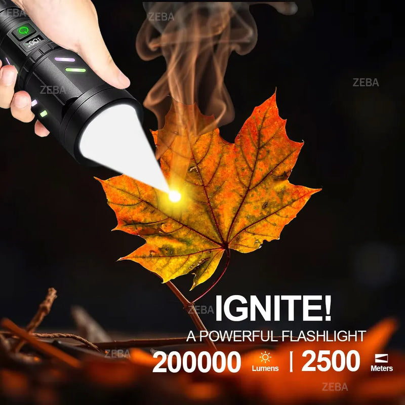 Ultra Powerful Windproof Fire Starting Flashlight - View 3 | SAMAG